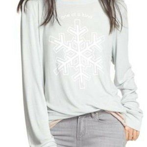 NWT Wildfox size M One Of Kind Snowflake Baggy Bea